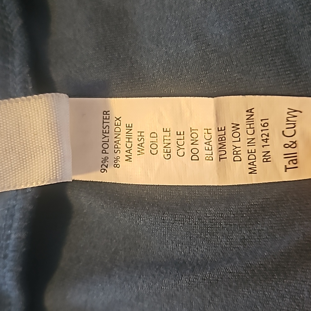 Solid slate blue leggings by Lularoe - Picture 3 of 4